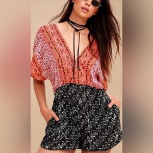Free people boho romper small